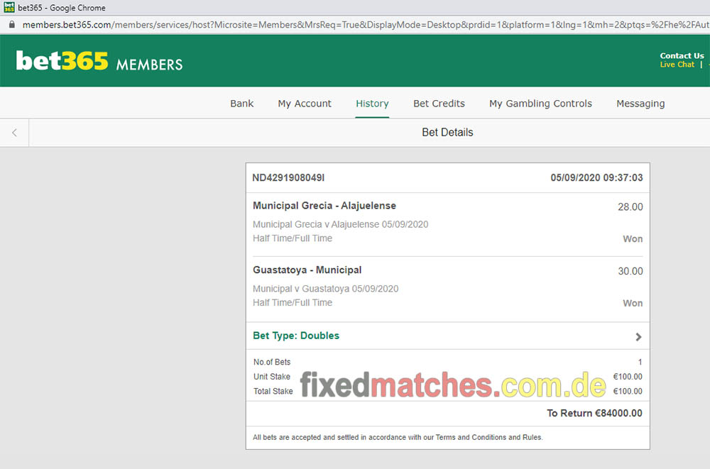 best fixed matches germany